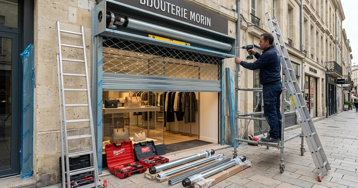 Grille Métallique Commerce Bordeaux : Checklist Installation 2026