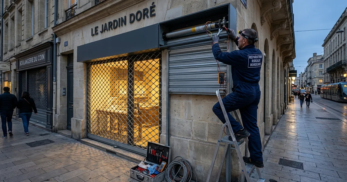 Lame Cassée Rideau Métallique Bordeaux 2026 : Remplacement