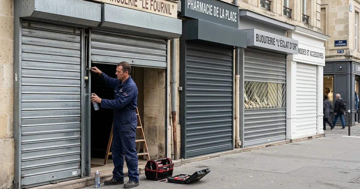 Peindre un Rideau Métallique à Bordeaux : Protocole Pro 2026