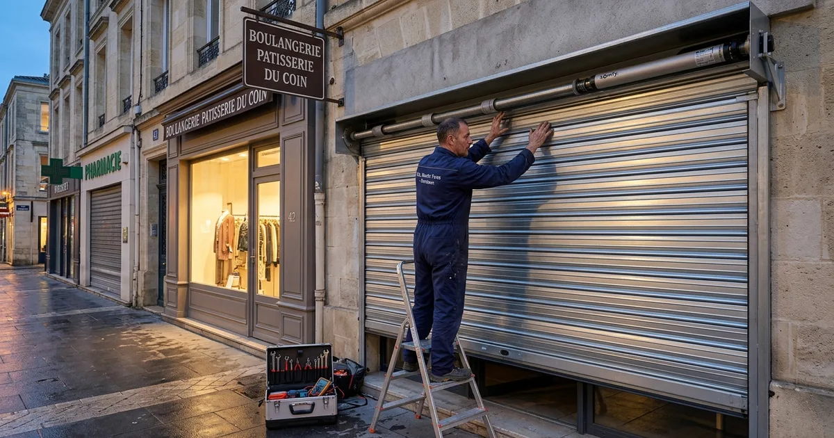 Ressort Compensation Rideau Métallique Bordeaux 2026 : Physique