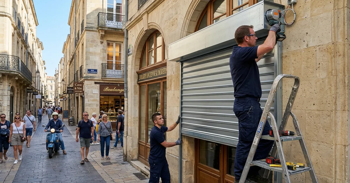 Rideau Métallique Anti Effraction à Bordeaux en 2026 : Analyse, Choix et Installation