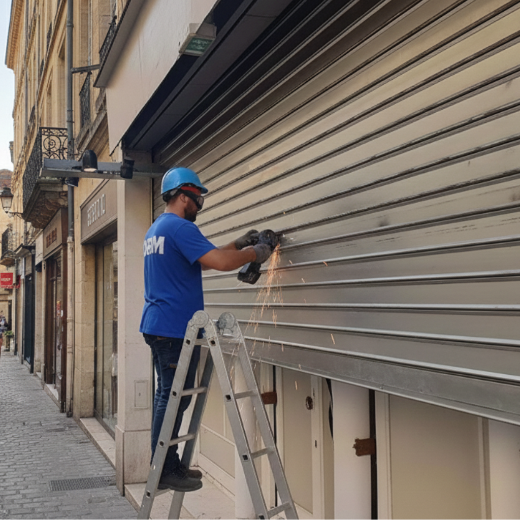 Dépannage rideau métallique Nansouty